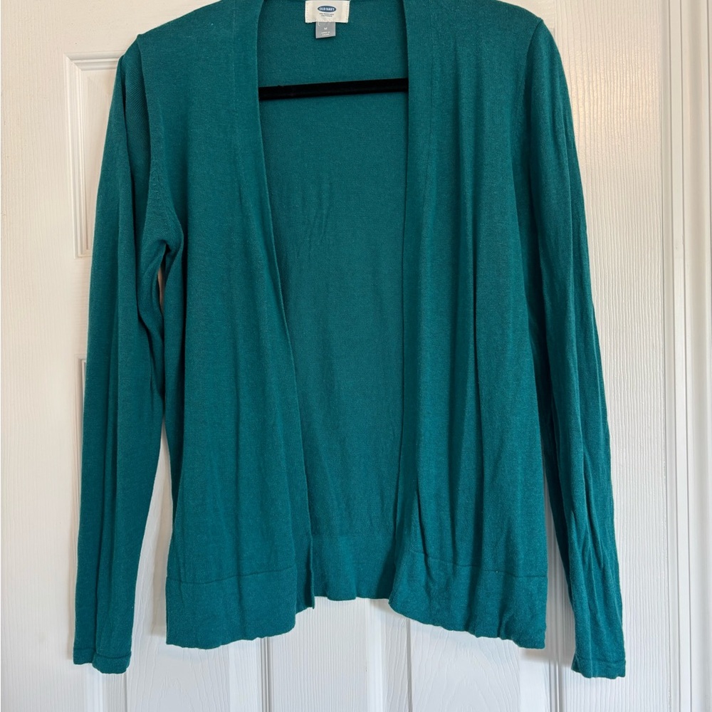 Old Navy Teal Cardigan Sweater